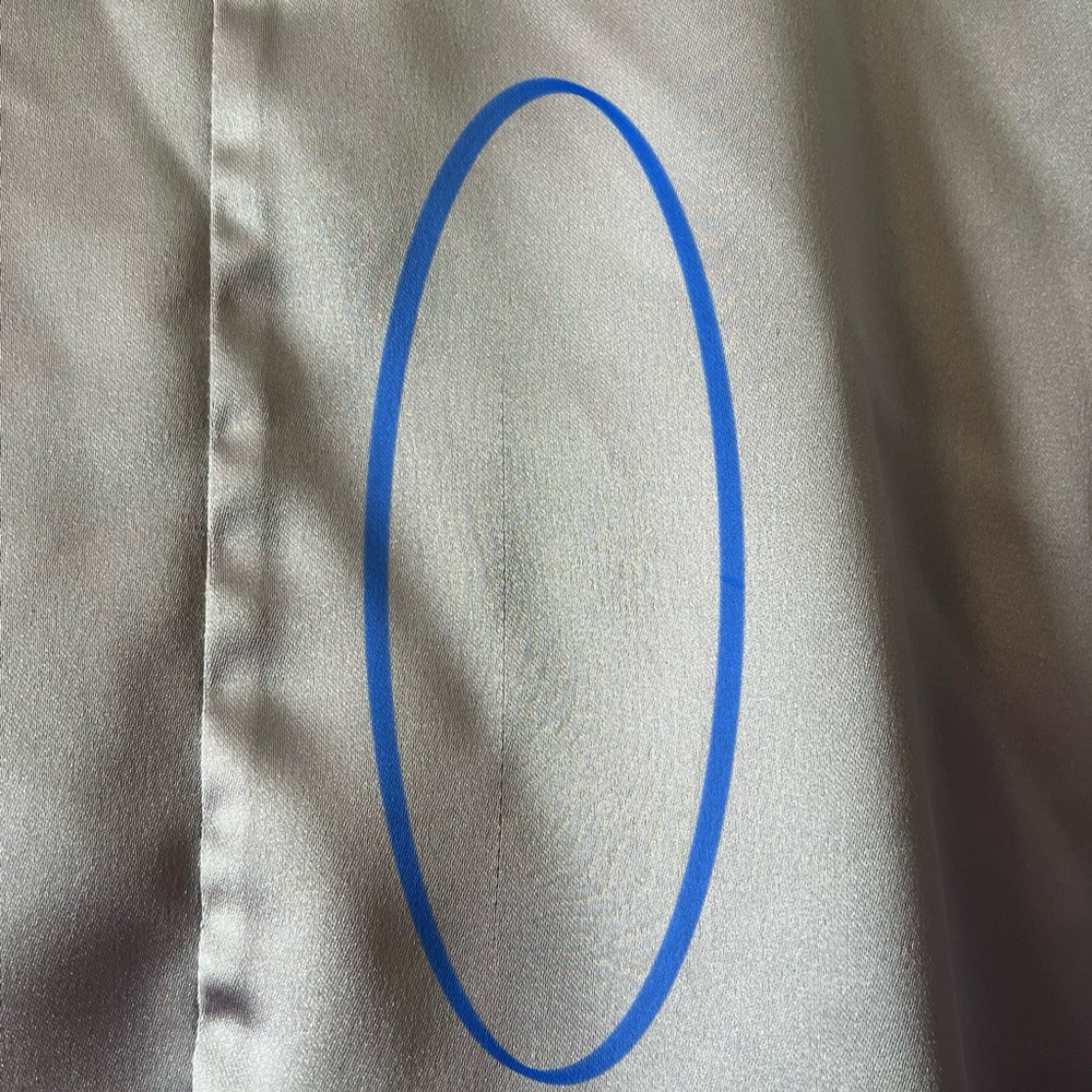 Zara Lavender Satin Knot-Front Crop Top - Picture 5 of 5